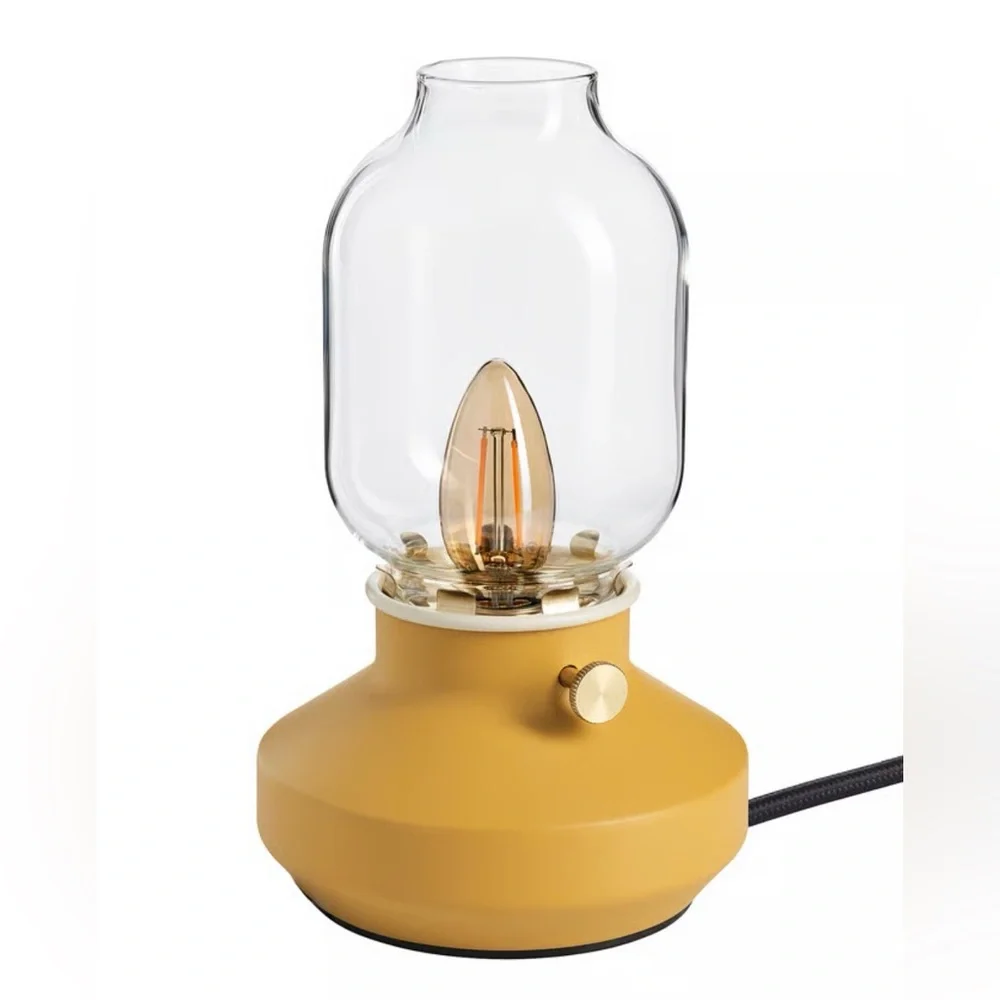 IKEA Tarnaby dimmable table lamp, dark yellow